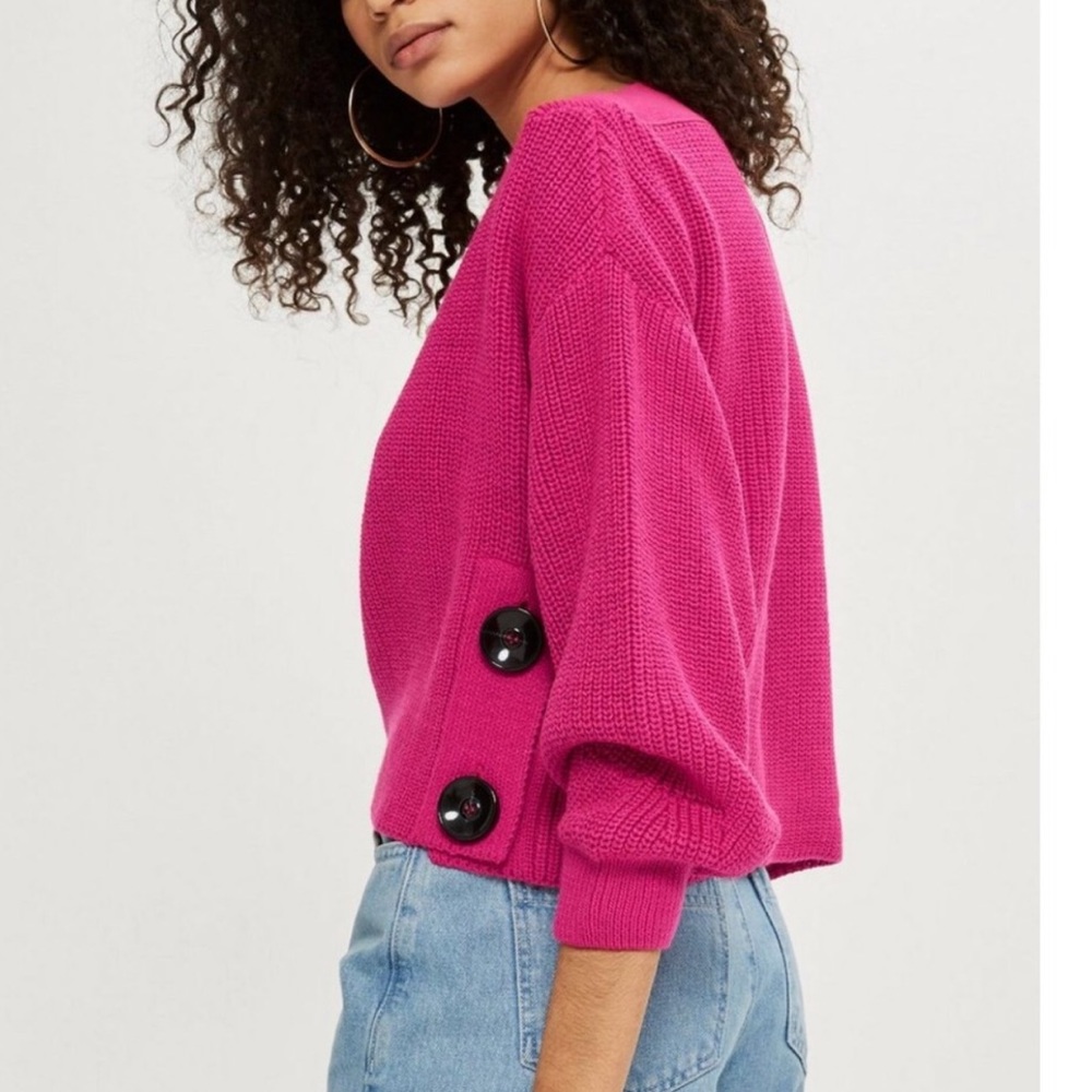 Topshop pink sweater